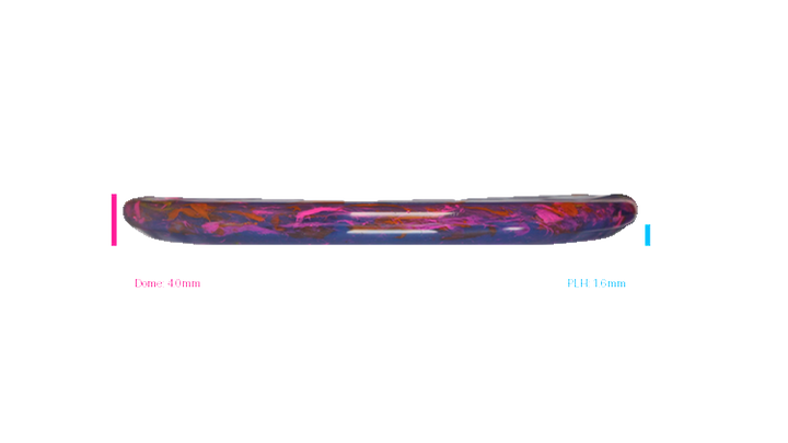 Discraft Swirl Jawbreaker Captain's Caliber Putter Profile View