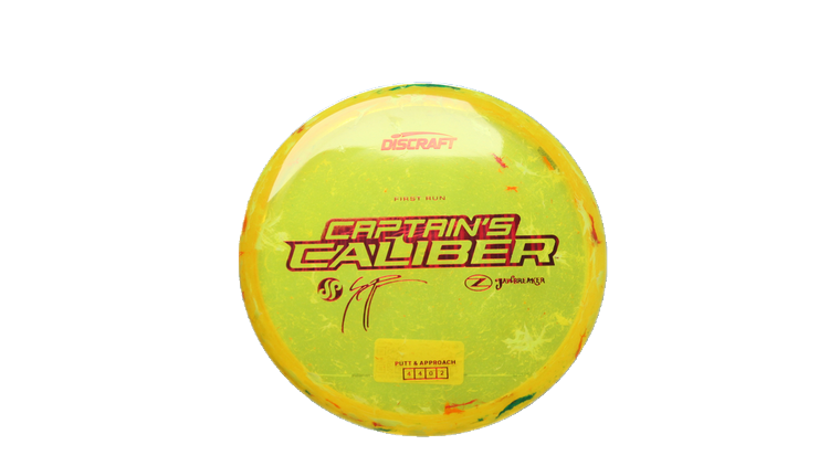 Discraft Swirl Jawbreaker Captain's Caliber Putter Front View