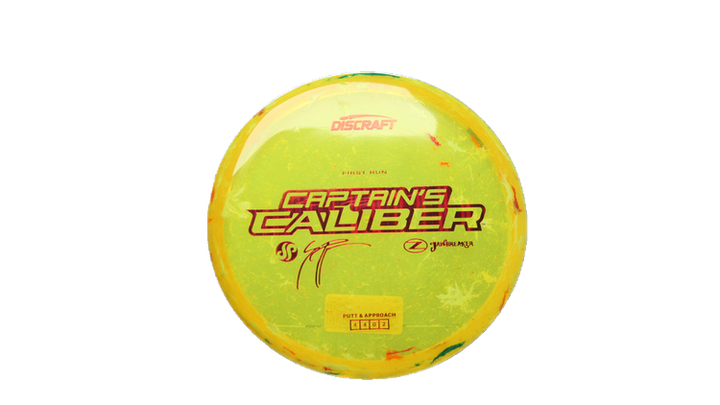 Discraft Swirl Jawbreaker Captain's Caliber Putter Front View