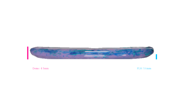 Discraft Swirl Jawbreaker Captain's Caliber Putter Profile View