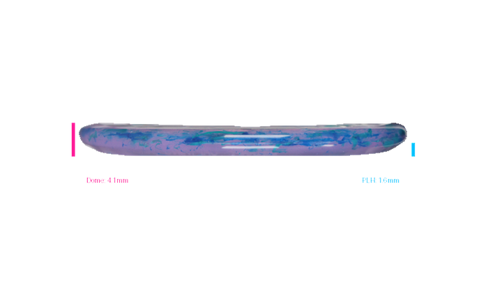 Discraft Swirl Jawbreaker Captain's Caliber Putter Profile View