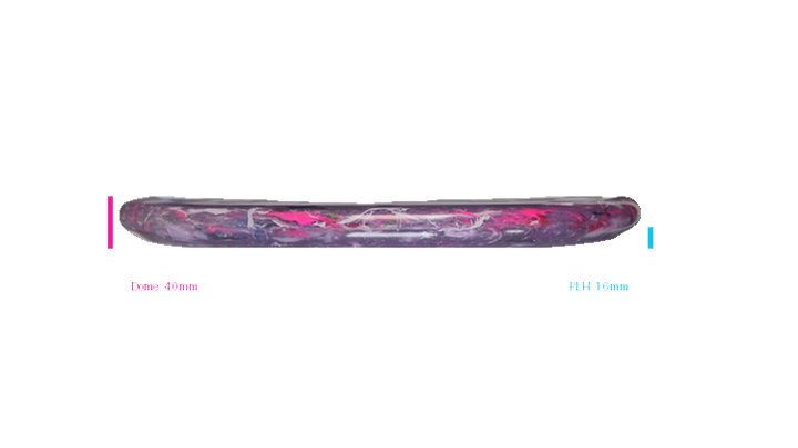 Discraft Swirl Jawbreaker Captain's Caliber Putter Profile View