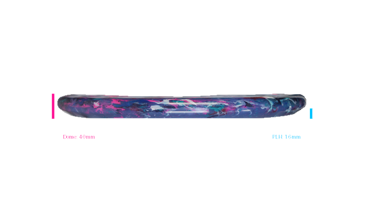 Discraft Swirl Jawbreaker Captain's Caliber Putter Profile View