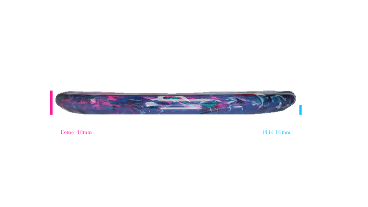 Discraft Swirl Jawbreaker Captain's Caliber Putter Profile View