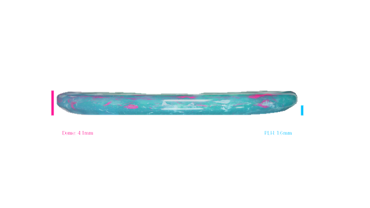 Discraft Swirl Jawbreaker Captain's Caliber Putter Profile View