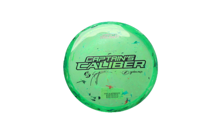 Discraft Swirl Jawbreaker Captain's Caliber Putter Front View