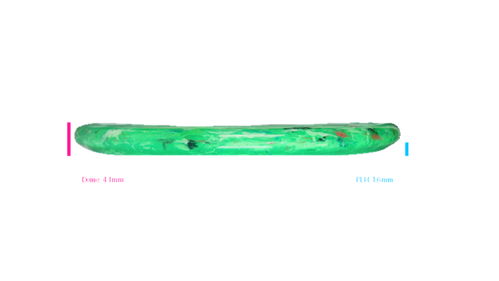 Discraft Swirl Jawbreaker Captain's Caliber Putter Profile View