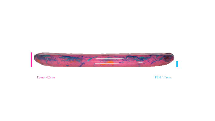Discraft Swirl Jawbreaker Captain's Caliber Putter Profile View