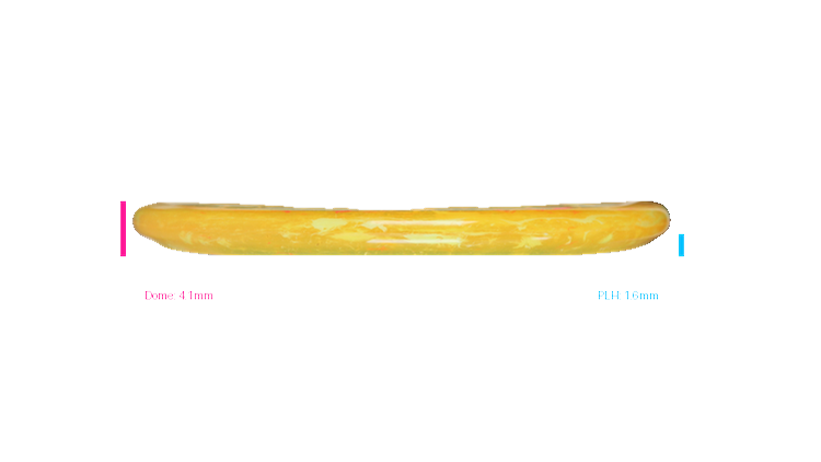 Discraft Swirl Jawbreaker Captain's Caliber Putter Profile View