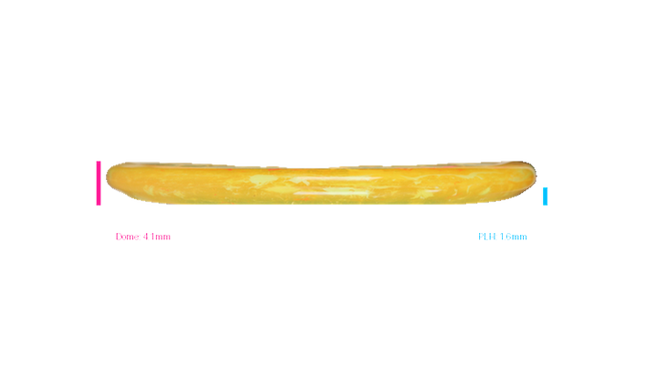 Discraft Swirl Jawbreaker Captain's Caliber Putter Profile View