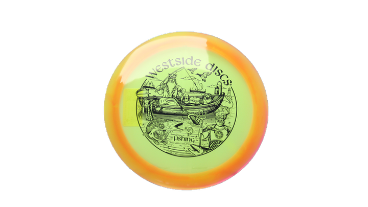Westside Discs 2026 Fishing Scene VIP-X Orbit Ahti Fairway Driver Front View