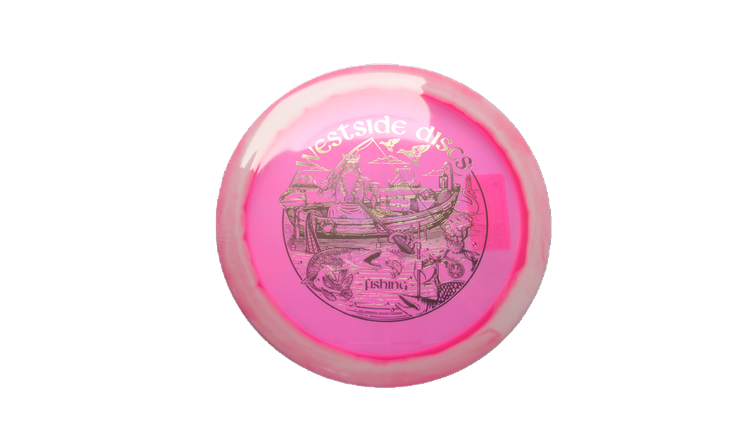 Westside Discs 2026 Fishing Scene VIP-X Orbit Ahti Fairway Driver Front View