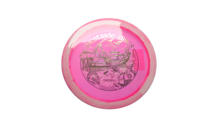 Westside Discs 2026 Fishing Scene VIP-X Orbit Ahti Fairway Driver Front View