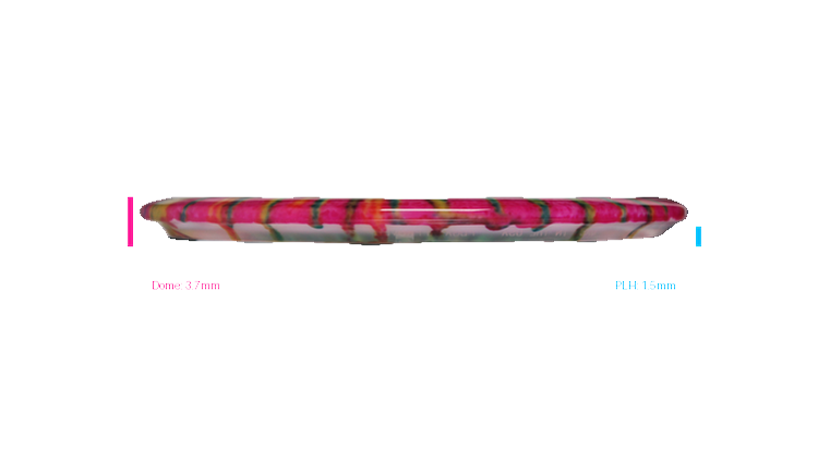 Discraft Z Fly Dye Buzzz Midrange Profile View