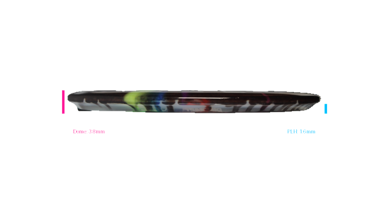 Discraft Z Fly Dye Buzzz Midrange Profile View