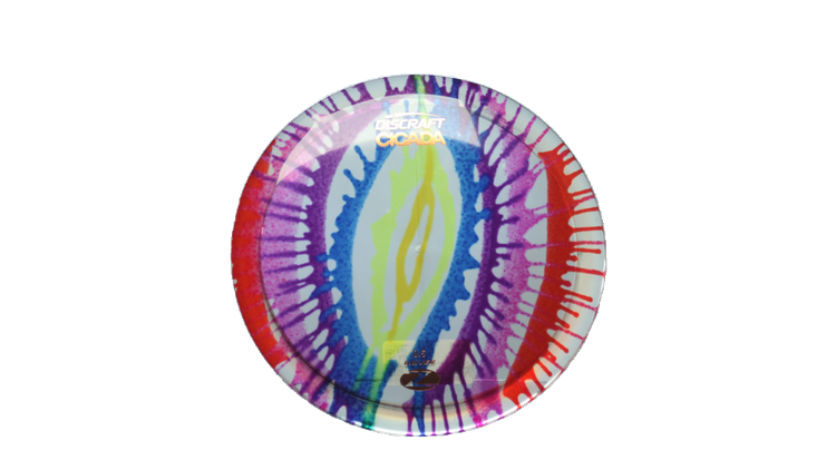 Discraft Z Fly Dye Cicada Fairway Driver Front View