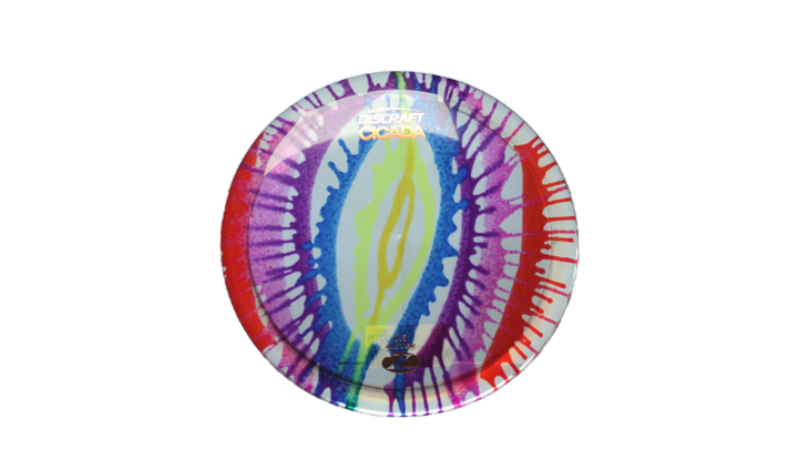Discraft Z Fly Dye Cicada Fairway Driver Front View
