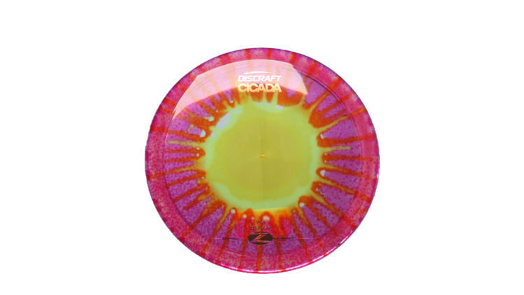 Discraft Z Fly Dye Cicada Fairway Driver Front View