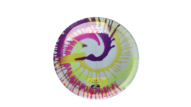 Discraft Z Fly Dye Cicada Fairway Driver Front View