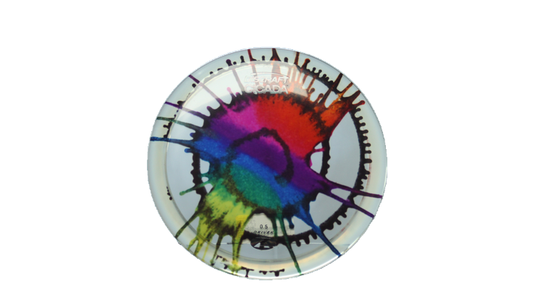 Discraft Z Fly Dye Cicada Fairway Driver Front View