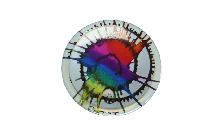 Discraft Z Fly Dye Cicada Fairway Driver Front View