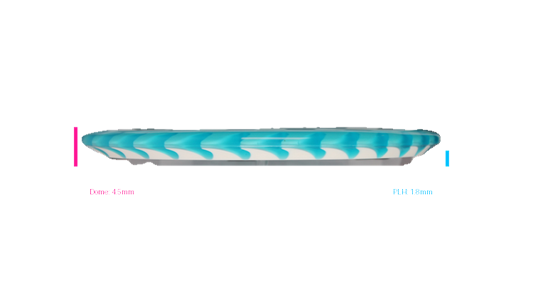 Discraft Fuzed Z Buzzz Midrange Profile View