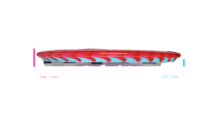 Discraft Fuzed Z Buzzz Midrange Profile View