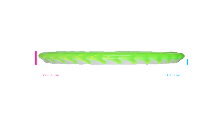 Discraft Fuzed Z Buzzz Midrange Profile View
