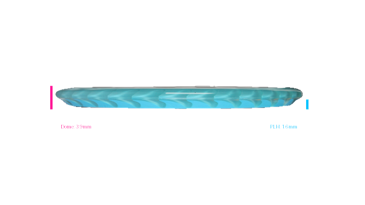 Discraft Fuzed Z Buzzz Midrange Profile View