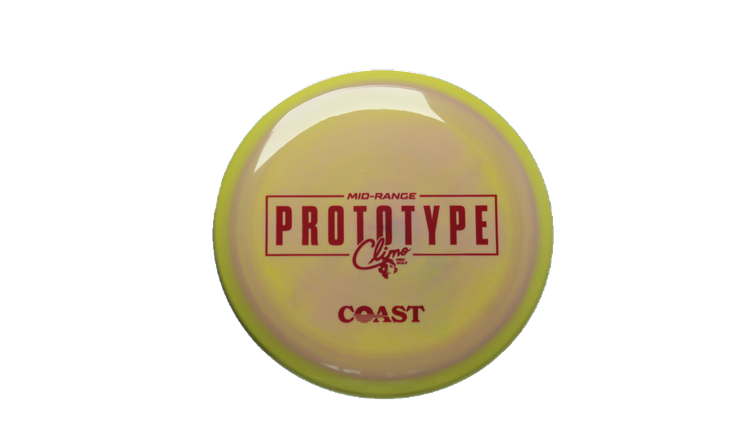 Climo Disc Golf Prototype Signature Line Coast Midrange Front View