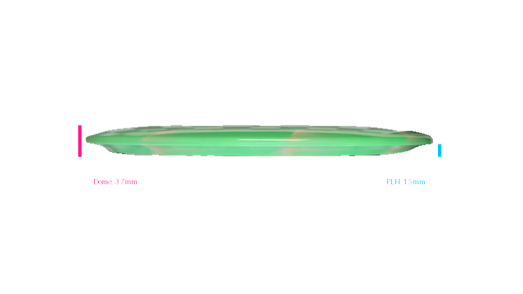 Discraft 2026 Anthony Barela Tour Series ESP Swirl Cigarra Fairway Driver Profile View