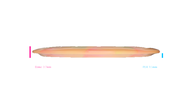 Discraft 2026 Anthony Barela Tour Series ESP Swirl Cigarra Fairway Driver Profile View