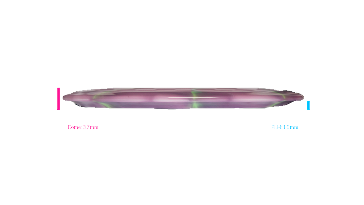 Discraft 2026 Anthony Barela Tour Series ESP Swirl Cigarra Fairway Driver Profile View