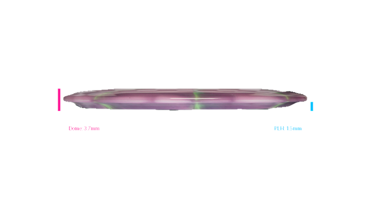 Discraft 2026 Anthony Barela Tour Series ESP Swirl Cigarra Fairway Driver Profile View