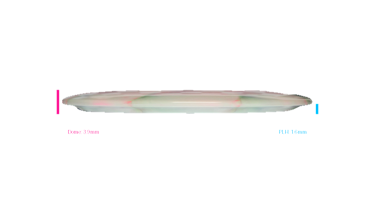 Discraft 2026 Anthony Barela Tour Series ESP Swirl Cigarra Fairway Driver Profile View
