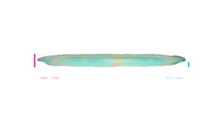 Discraft 2026 Anthony Barela Tour Series ESP Swirl Cigarra Fairway Driver Profile View