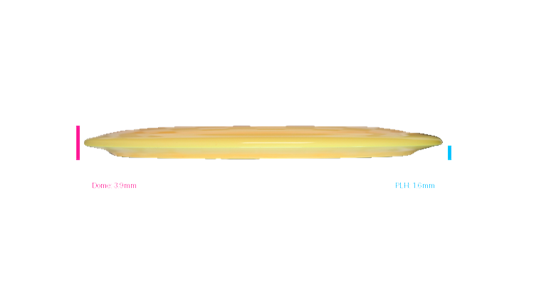 Discraft 2026 Ricky Wysocki Tour Series ESP Swirl Hallux Distance Driver Profile View