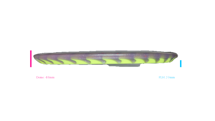 Discraft 2026 Worlds Sparkle FuZed Z Buzzz Midrange Profile View