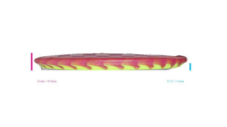 Discraft 2026 Worlds Sparkle FuZed Z Buzzz Midrange Profile View