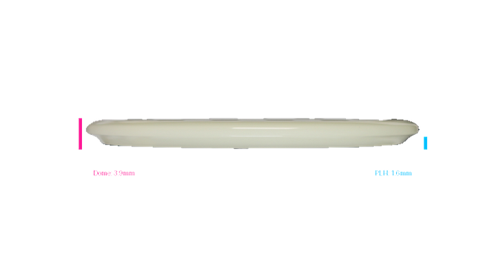 Discraft 2026 Mega-Glo Buzzz Midrange Profile View