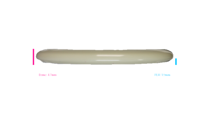 Discraft 2026 Mega-Glo Challenger SS Putter Profile View