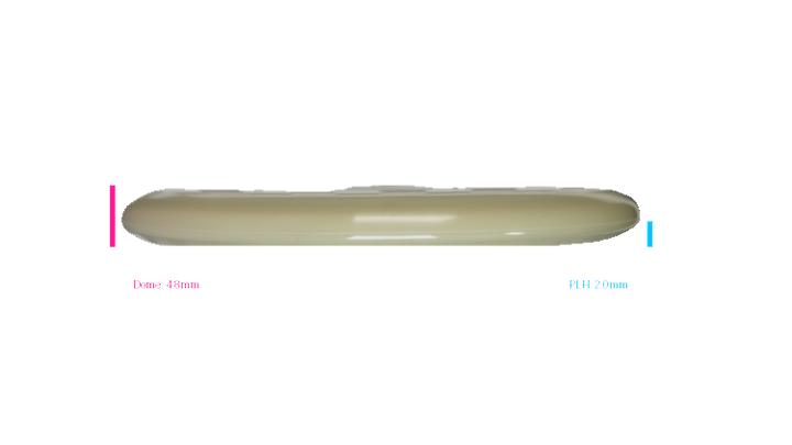 Discraft 2026 Mega-Glo Challenger SS Putter Profile View