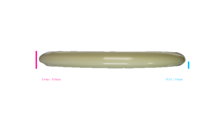 Discraft 2026 Mega-Glo Challenger SS Putter Profile View