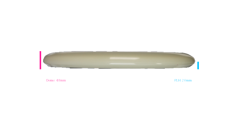 Discraft 2026 Mega-Glo Challenger SS Putter Profile View