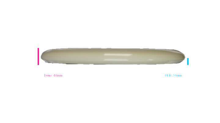 Discraft 2026 Mega-Glo Challenger SS Putter Profile View
