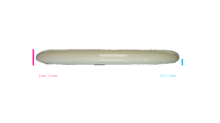 Discraft 2026 Mega-Glo Challenger SS Putter Profile View