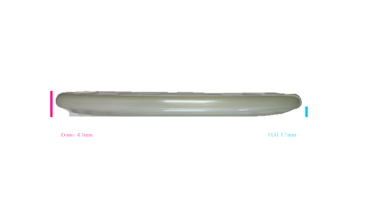 Discraft 2026 Worlds Colorshift Z Fossil Putter Profile View