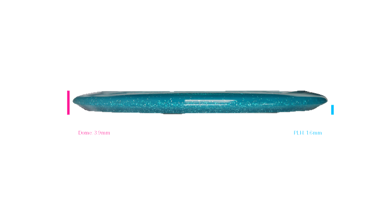 Discraft 2026 Worlds Sparkle Z Glide Midrange Profile View