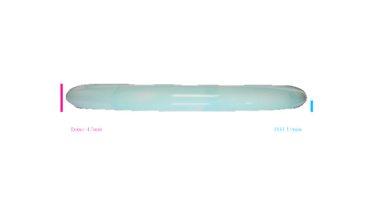 Discraft 2024 Worlds Paul McBeth ESP Swirl Colorshift Luna Putter Profile View