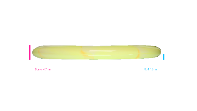 Discraft 2024 Worlds Paul McBeth ESP Swirl Colorshift Luna Putter Profile View